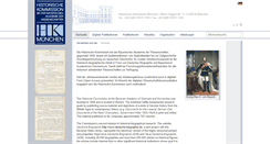 Desktop Screenshot of historischekommission-muenchen.de
